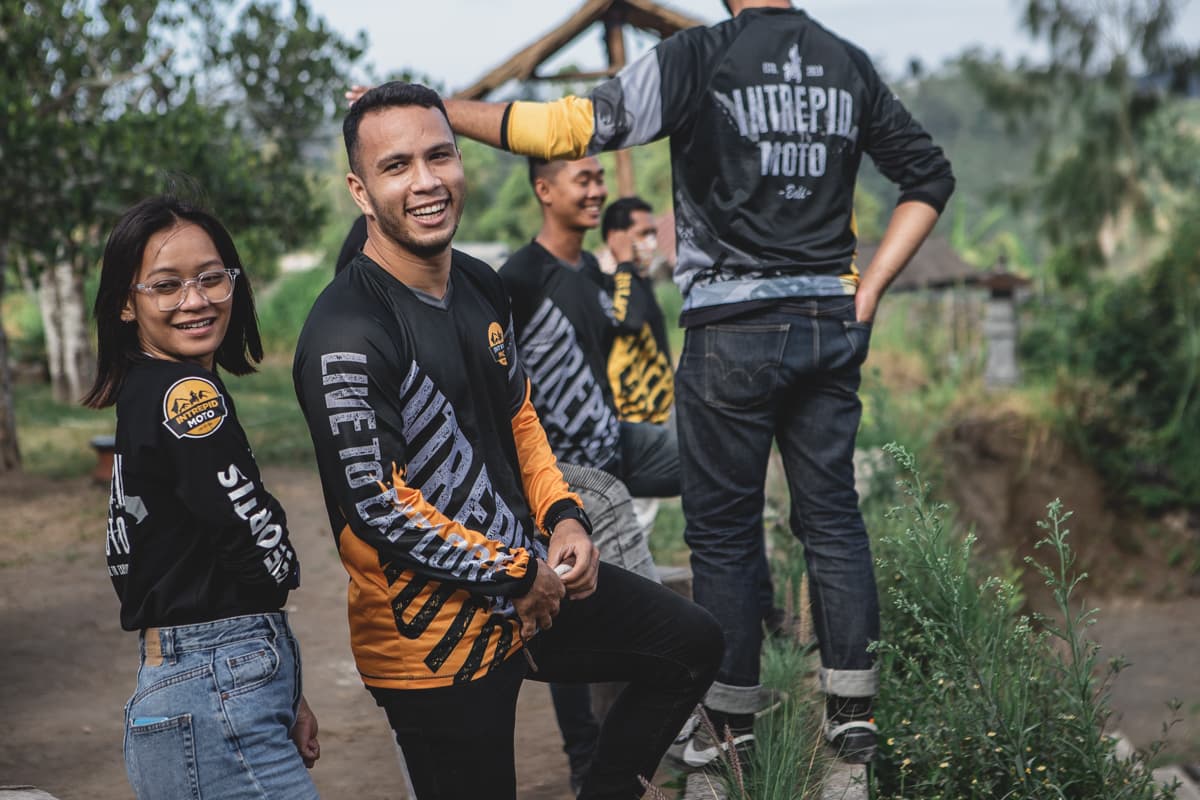 The Intrepid Moto crew, group portrait